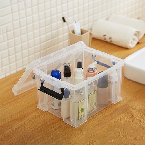 4Pcs Mini Storage Box Plastic Tiny Containers Household Case Bins Containers - Picture 4 of 12
