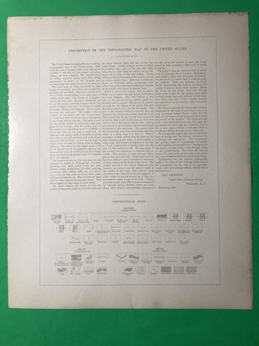 original 1900 USGS map of Tuscumbia MO - Picture 7 of 7