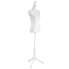 Mannequin de Couture de Vitrine Réglable Buste Décoratif de Femme
