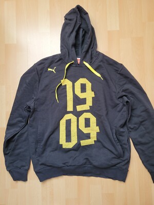 Puma BVB Borussia Dortmund 1909 Hoodie Kapuzenpullover Pullover Gr