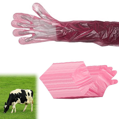 Langarm Veterinär Handschuh,Veterinär-Handschuhe,30pcsDehnbare Einweghandschuhe,