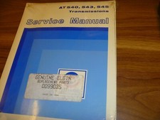 Allison At540 At543 At545 Transmission Shop Service Repair Manual