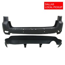 Rear Bumper Cover Kit For 2014-2015 Jeep Grand Cherokee Single Exh Ch1100985-dl Rear Bumper Cover Kit For 2014-2015 Jeep Grand Cherokee Single Exh Ch1100985-dl