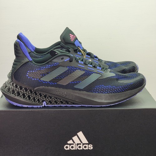 Adidas 4DFWD Pulse Shoes Men's Size 11 Black Blue Athletic Running Sneakers - Picture 4 of 8
