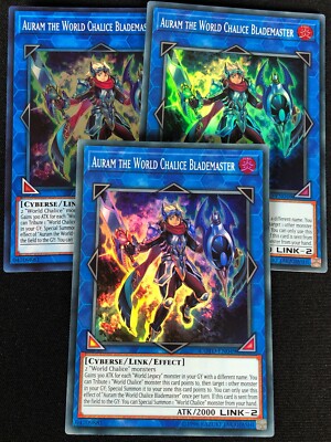 YUGIOH AURAM THE WORLD CHALICE BLADEMASTER COTD-EN049 SUPER X3 (NM)