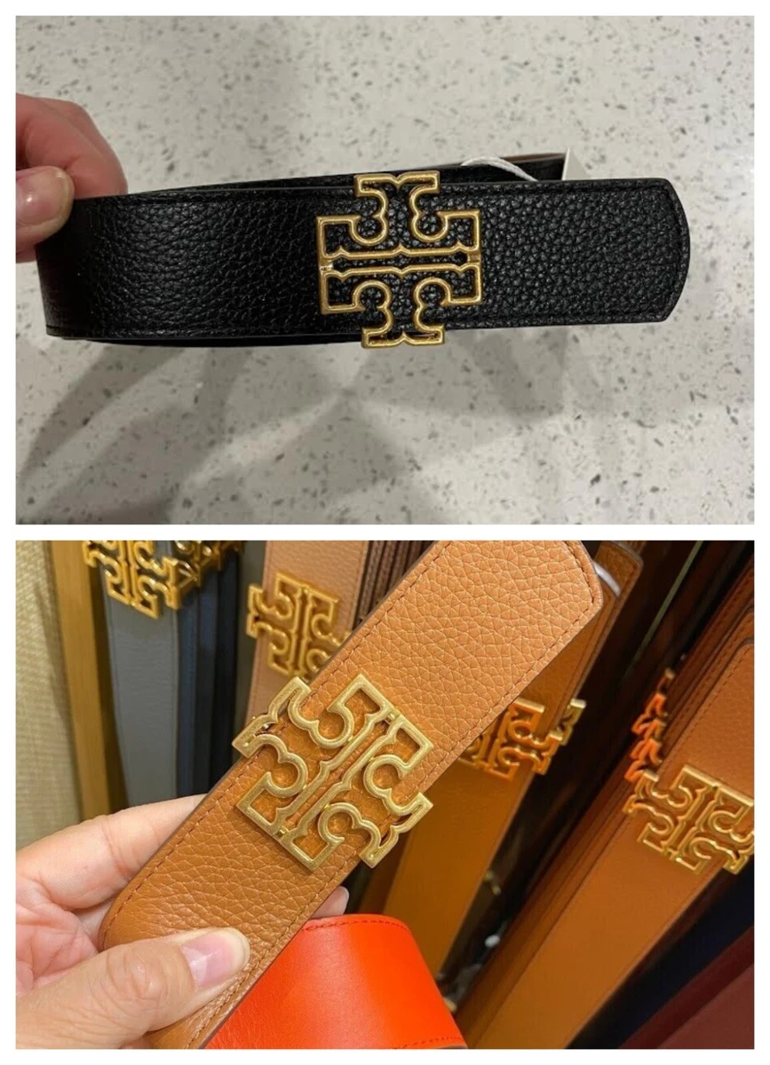 Tory burch 1.5 reversible logo cheap belt