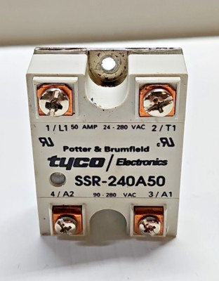 Tyco/Electronics SSR-240A50 Solid State SSR Relay SPST-NO 50A 24-280 