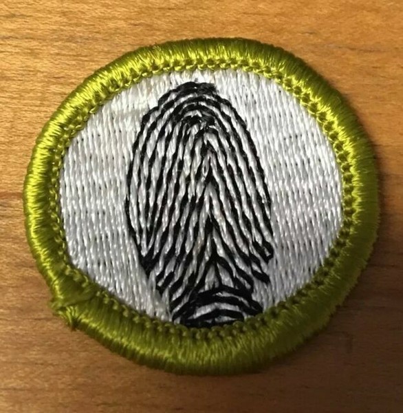 Boy Scouts Fingerprinting Merit Badge Type K for sale online eBay