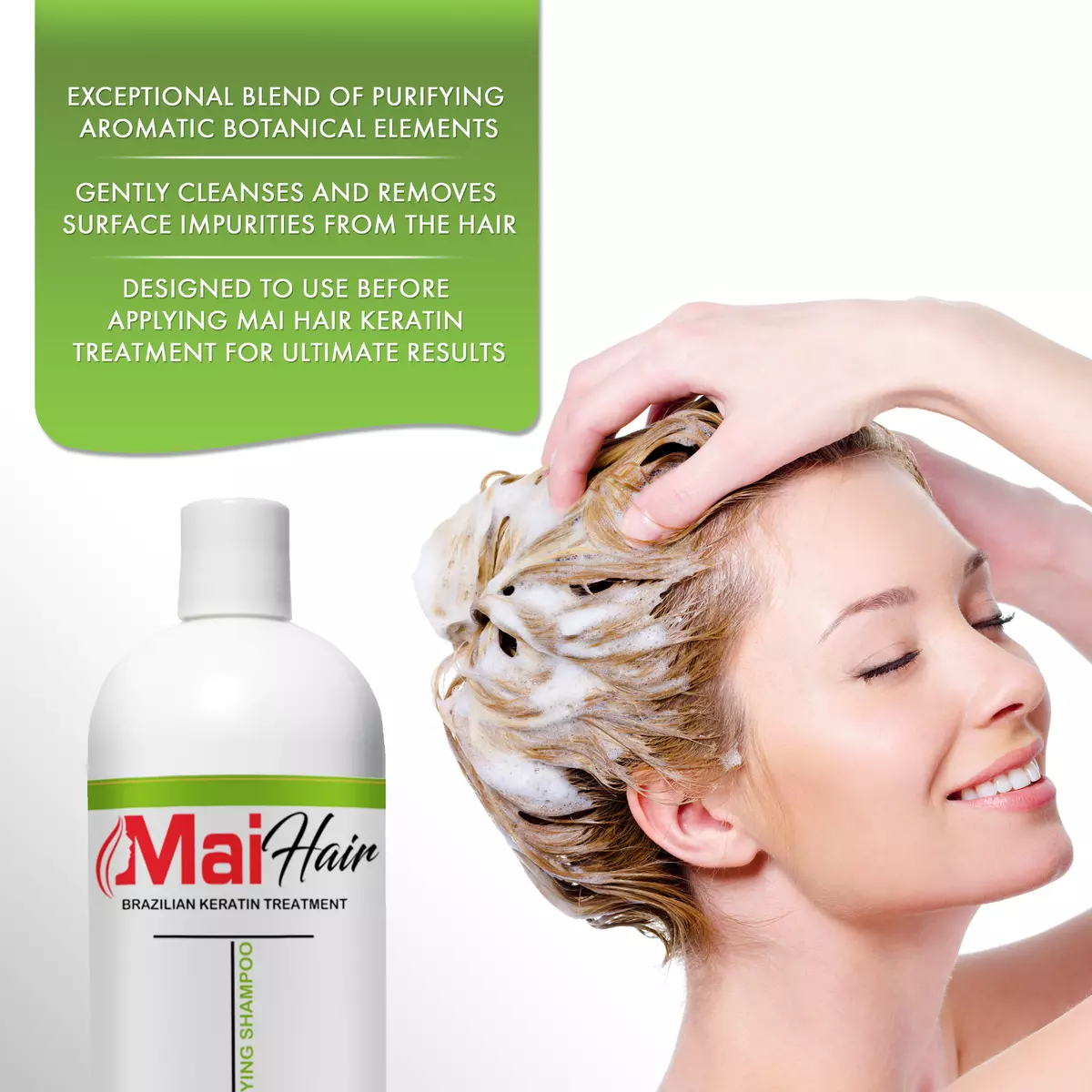 Brazilian Keratin Hair Treatment Kit 32oz 1000ml Keratin Shampoo