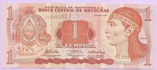 1 Lempira HONDURAS 2010, P-89b, imprimé France, UNC, Cacique Lempa, Ruines Copan