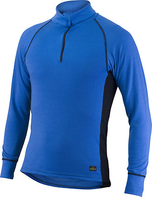 Devold 109841-530 Power Shirt turtleneck Merino-Wolle  ~ Gr.XL ~ Königsblau