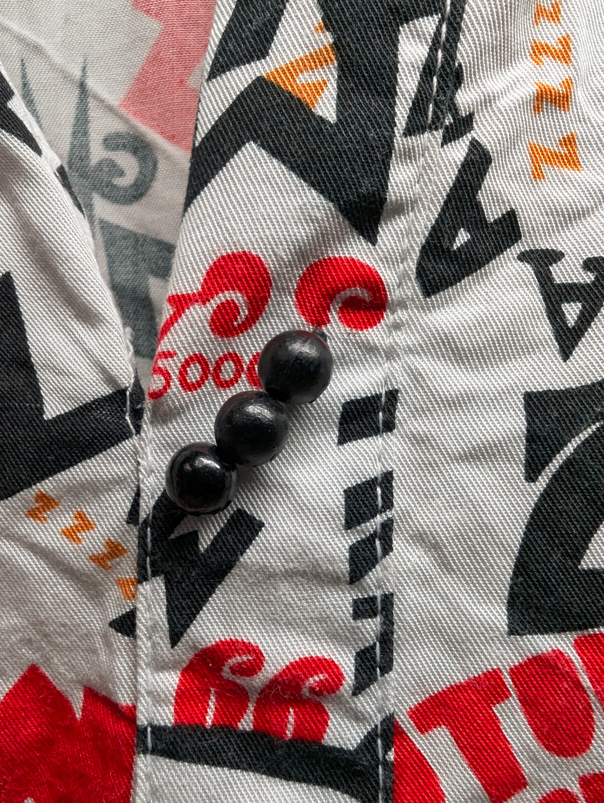 Sushi chef type blouse, tagless, refer to pictures for measurents, preowned