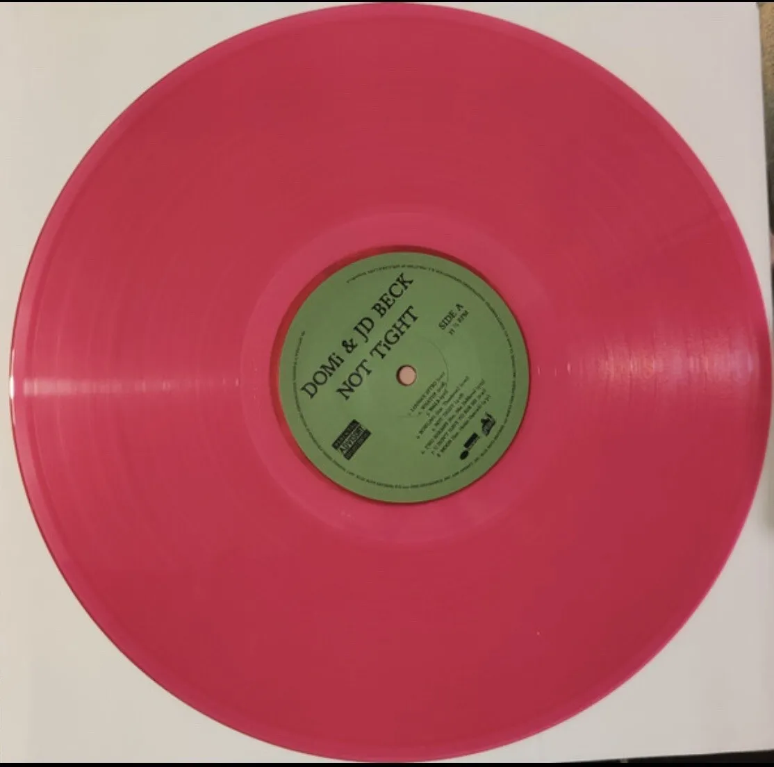 Domi & JD Beck - Not Tight - Pink Vinyl LP - 1st Press - Webstore Exclusive