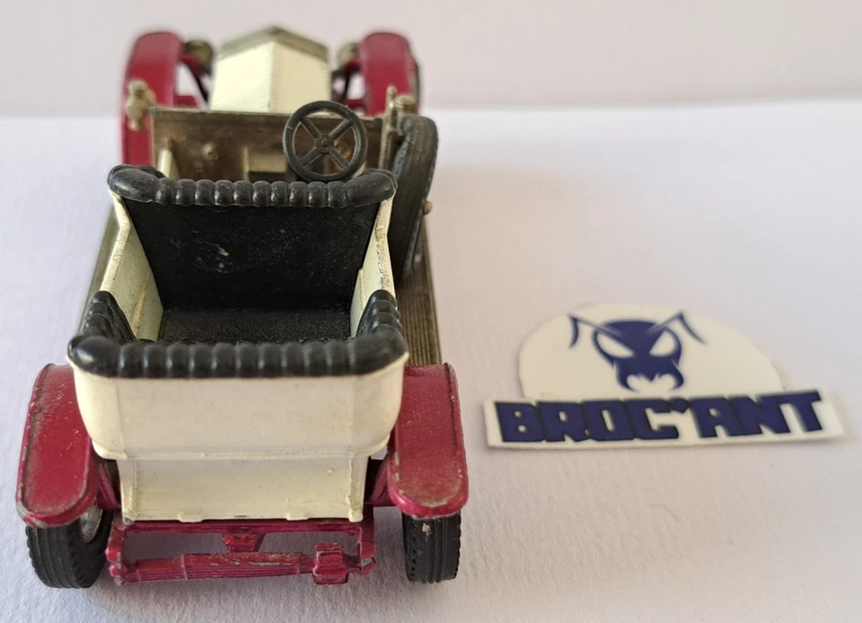 🚗 Voiture miniature 1906 Rolls Royce Silver Ghost - Lesney Matchbox 1969 - Photo 4/4