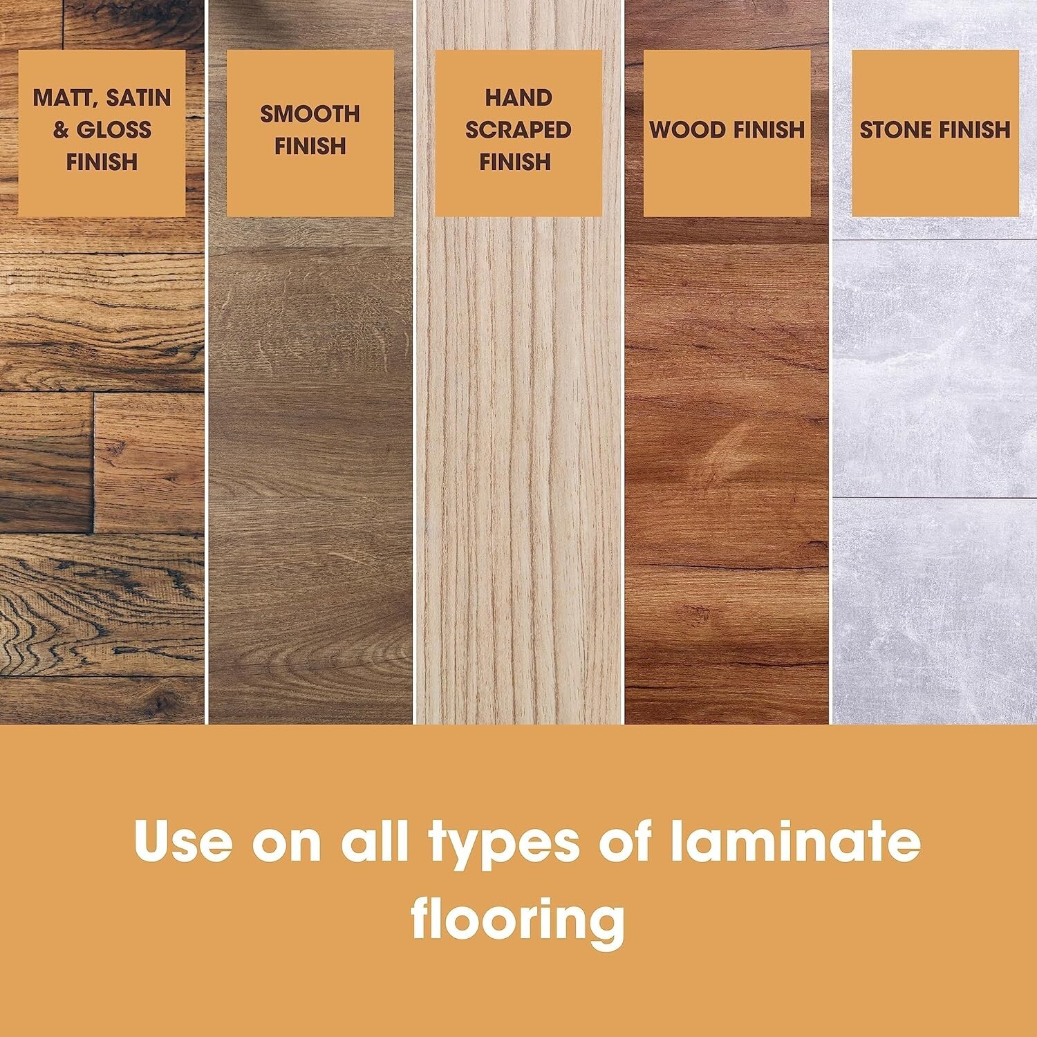 Laminate Floor Polish 500ml Restores Polishes and Protects Laminate