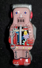Classic TIN ROBOT - 2.25" Tan Meiji Kitahara Collection / TK Toys (KR)