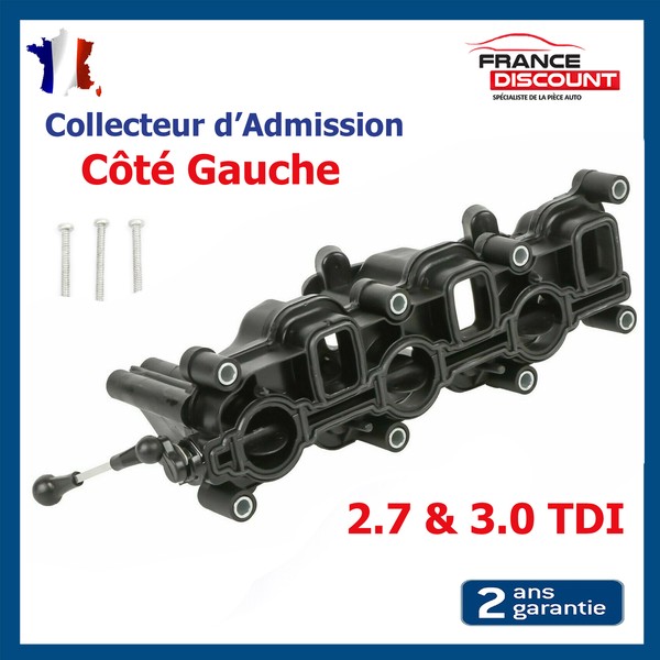 AnsaugkrüMmer AnsaugbrüCke Links Nuckel Audi A4 C6 A8 D3 2.7 3.0 Tdi 059129711BP-image