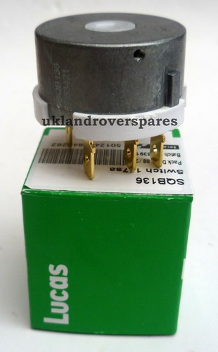 LAND ROVER DEFENDER PUMA 2.2 & 2.4 DIESEL IGNITION SWITCH PRC8230 SQB136 LUCAS - Picture 6 of 6