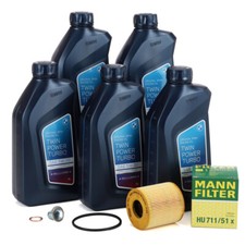 5L ORIGINAL 5W30 LL-04 Motoröl + MANN Ölfilter für MINI N12 N14 N16 N18