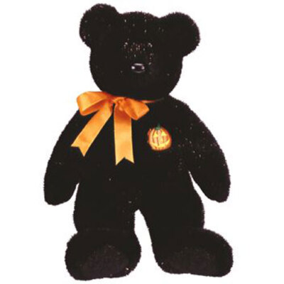 TY Beanie Buddy - HAUNT the Halloween Bear (13.5 inch) - MWMTs Stuffed Animal To