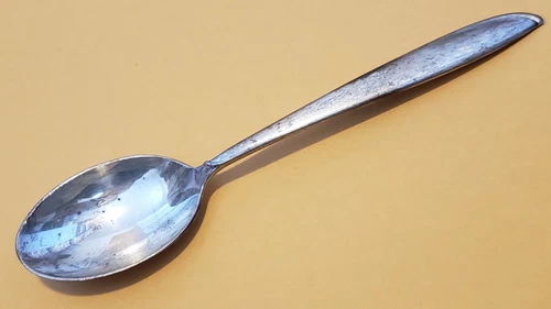 ANTIQUE,VINTAGE COLLECTIBLE TEA SPOON ,6" INTERNATIONAL STERLING 34.6 grams