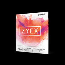 D'Addario Zyex Viola String Set  Medium Scale  Medium Tension