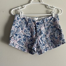 Lilly Pulitzer Women 00 Blue Star Crush Starfish Print Preppy 3  The Walsh Short