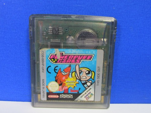 rare NINTENDO GAMEBOY COLOR THE POWERPUFF GIRLS VIDEO GAME free uk post