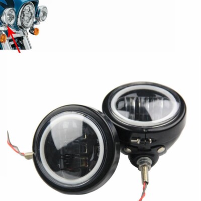 Z-sumhiclite 4.5” LED Fog Light Housing Holder – Pair, Front Mount, For Motorcycle, 2-Year Warranty - View #5