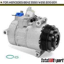 AC A/C Compressor With 6SEU16C Style for Mercedes-Benz E550 W212 2010-2011 5.5L