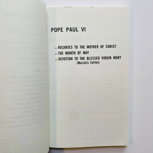 17 Papal Documents on the Rosary softcover by Pope Paul VI, John XXIII, Leo xIII - Picture 11 of 13