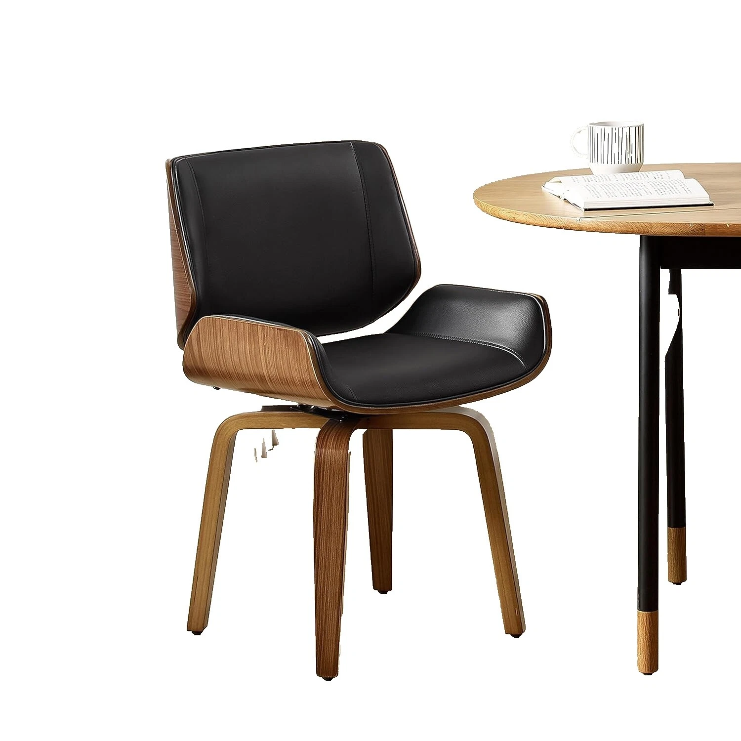 Sillas de Mediados de Siglo Moderno Con Giratorio