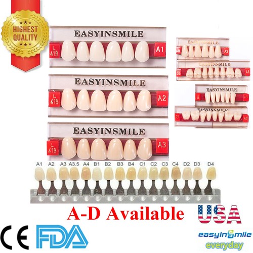 Kit Dentaire DIY - Set Complet De Dents Supérieures Et Inférieures Shade B1 (neuf)