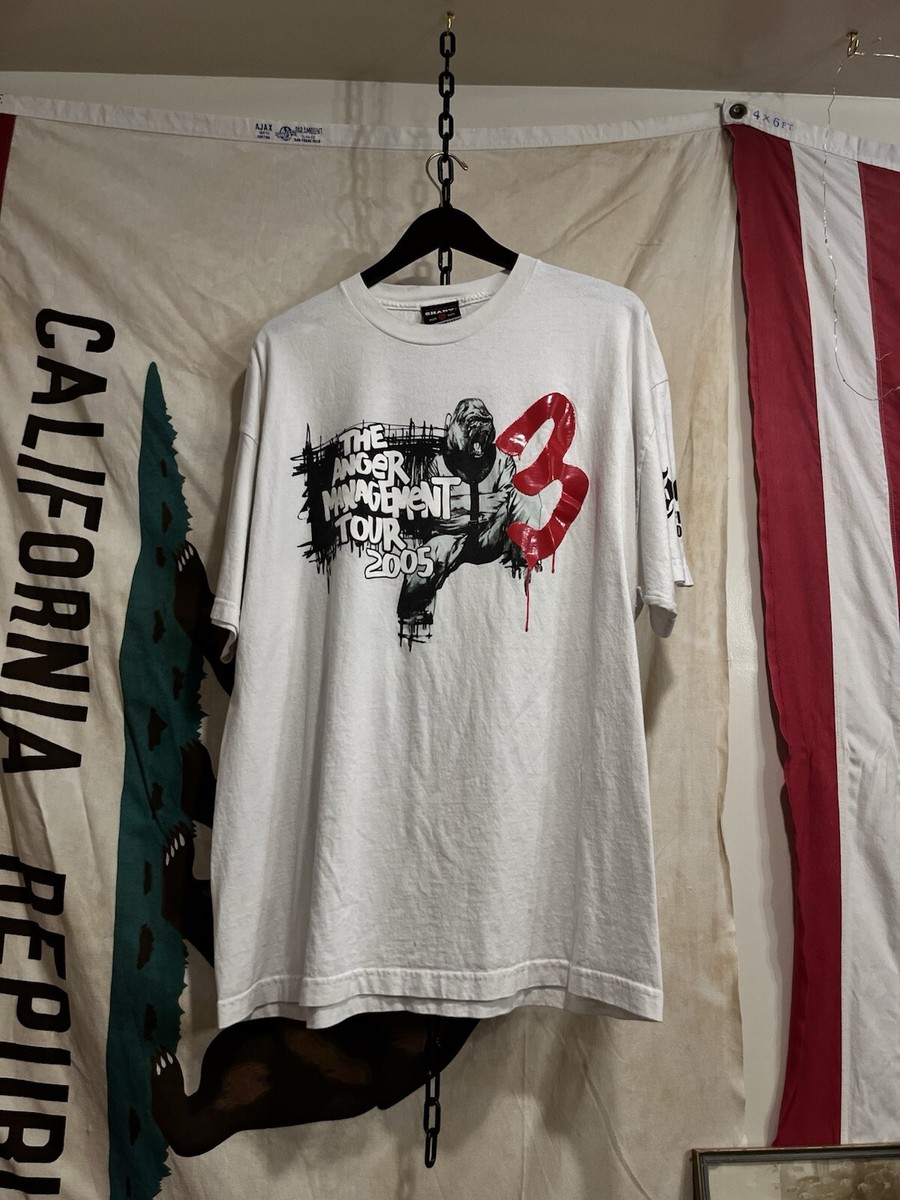 Eminem Slim Shady 50 Cent Anger Management Tour 3 2005 Vintage T
