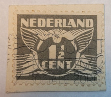 Nederland Postage ~ Daily 1½¢ Gray Stamp ~ Posted/Used ~ c.1925 ~ 01