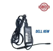 Genuine DELL 65W Power Adapter AC Charger Latitude 13 3301 3310 3390 14 3400