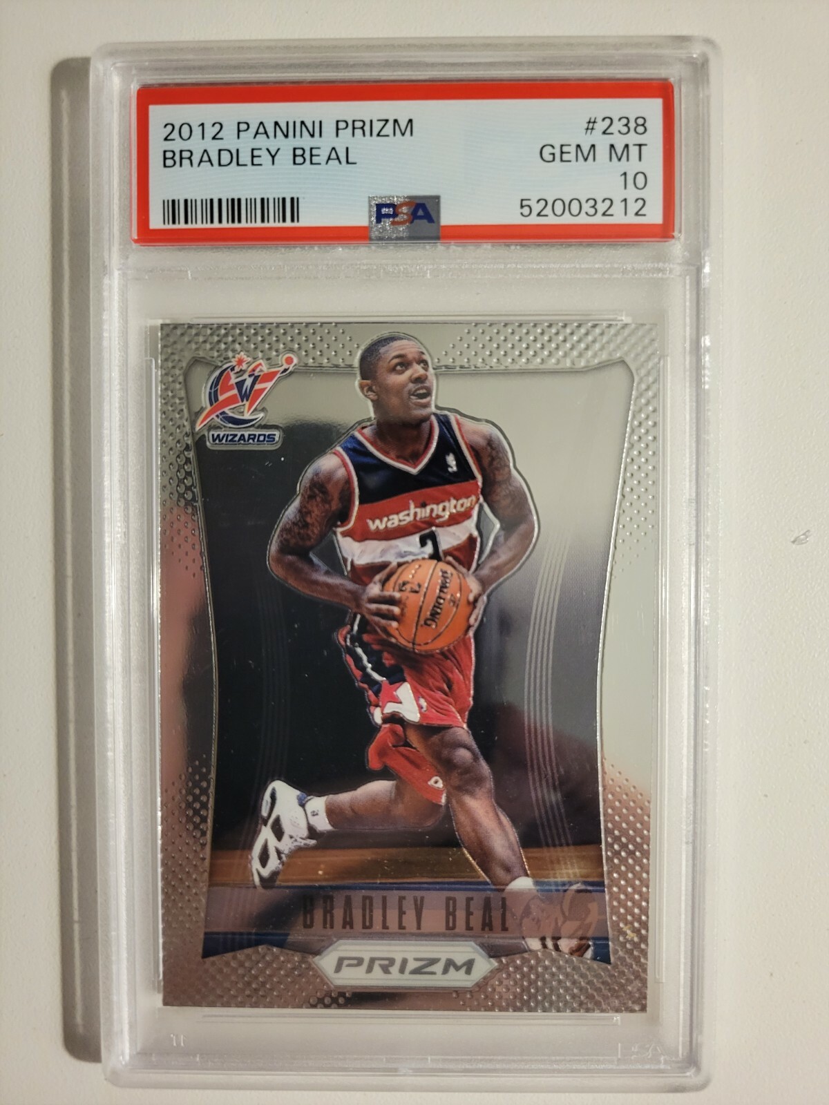 Bradley Beal 2012-13 Prizm Rookie RC #238 PSA 10 GEM MINT