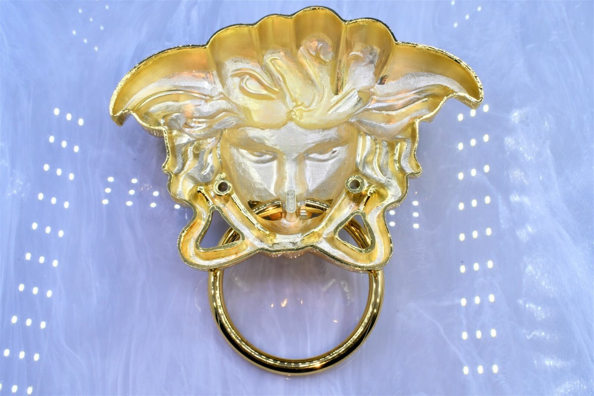 Gianni Versace door handle knocker medusa sunglasses vintage chain