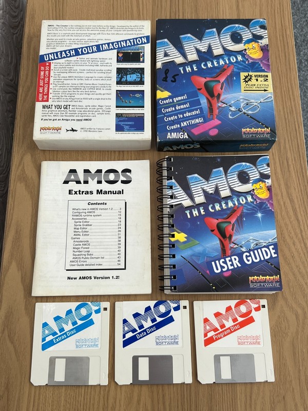 Amiga AMOS The Creator Software - Tested & Working -🕹️Retro Gift Idea🕹️