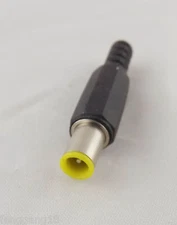 6.0mm x 1.4 mm DC Power Cable Male Plug Connector Adapter Plastic CCTV Charger