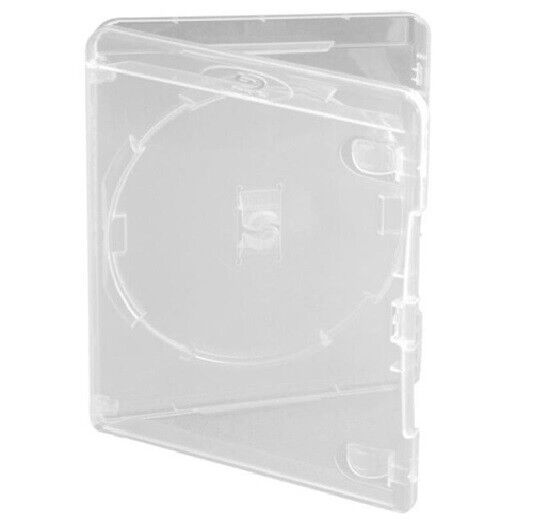 1 x Amaray Clear Bluray Blueray Single 14mm Disc Case 