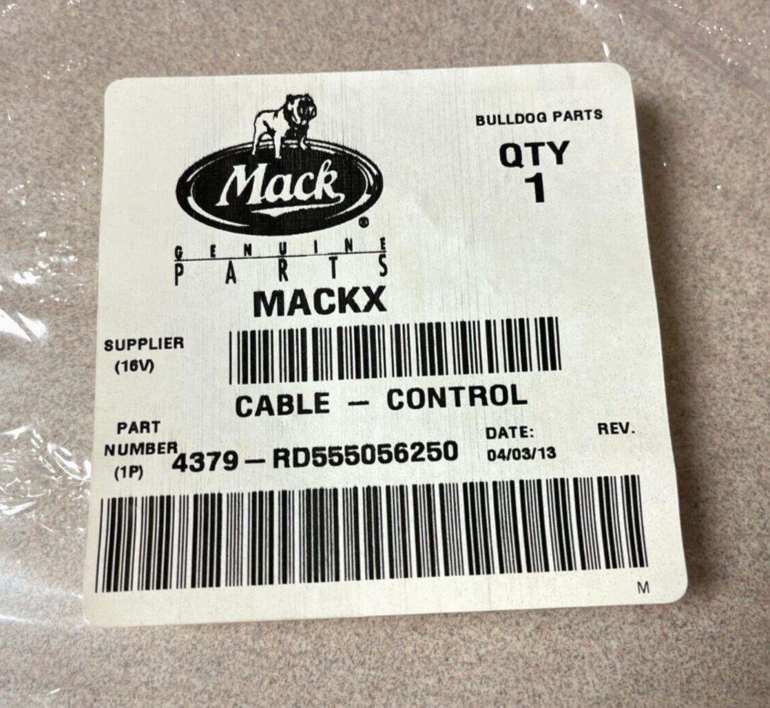 Mack 4379-RD555056250 Multi Purpose Control Cable for sale online 