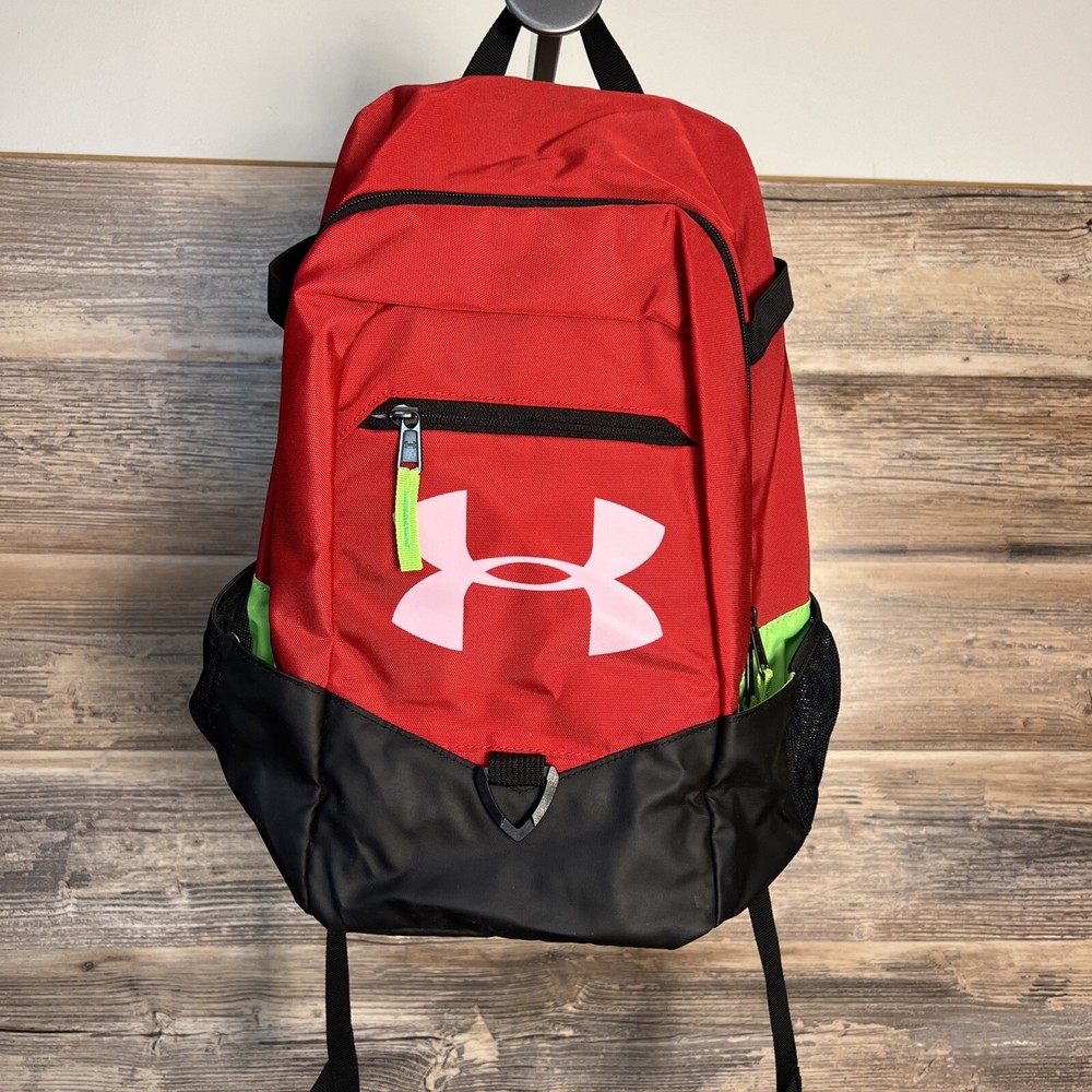 Under Armour Hustle Jr Red/Black Mini Backpack NWOT