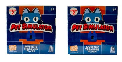 Pet Simulator X Series 2 MYSTERY Treasure Plush Lot Of 2 Blind Box w/ DLC CODE