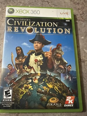 Xbox 360 : Sid Meiers Civilization Revolution VideoGames ( T-9)