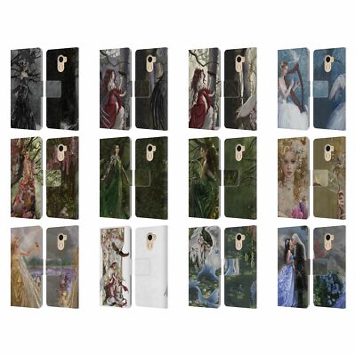 OFFICIAL NENE THOMAS DEEP FOREST LEATHER BOOK CASE FOR WILEYFOX & ESSENTIAL