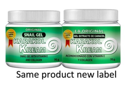 2 units KARAKOL KREAM, snail cream gel acne  dark spot skincare spots moisture
