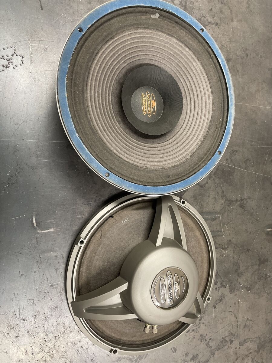 Pair of Electrovoice LS-12 Wolverine full range speakers 8 Pair of Electrovoice LS-12 Wolverine full range speakers 8