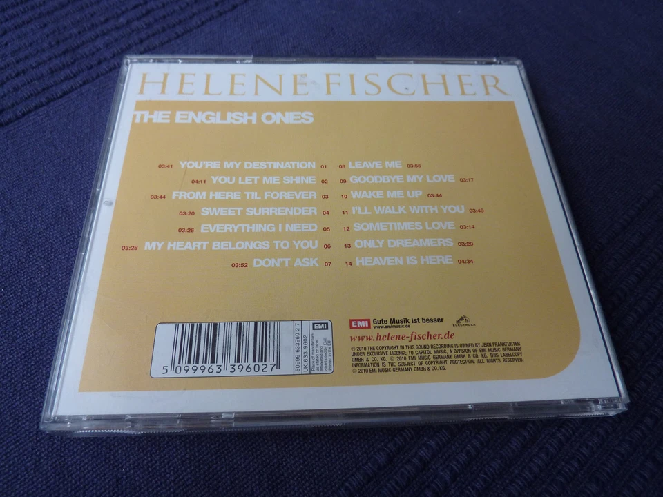 CD Helene Fischer - The English Ones 14 Songs 2010 Heaven Is Here Wake Me Up - Bild 3 von 4