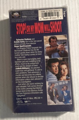 Stop or My Mom Will Shoot (VHS 1992) Sylvester Stallone